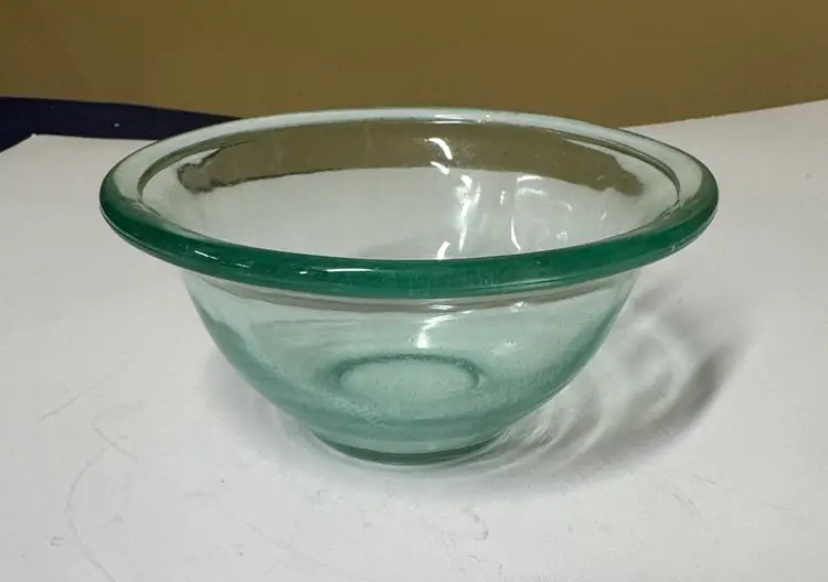 Vintage Uranium Glass Bowl 5” diameter