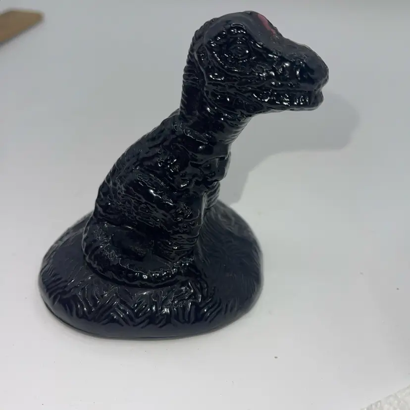 Boyd Crystal Art Glass Rex The Dinosaur Co Deep Purple 4”