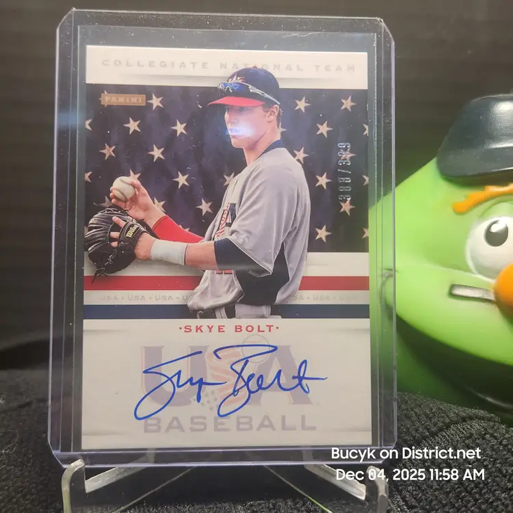 2013 Team USA Auto - Skye Bolt Oakland Athletics 388/399