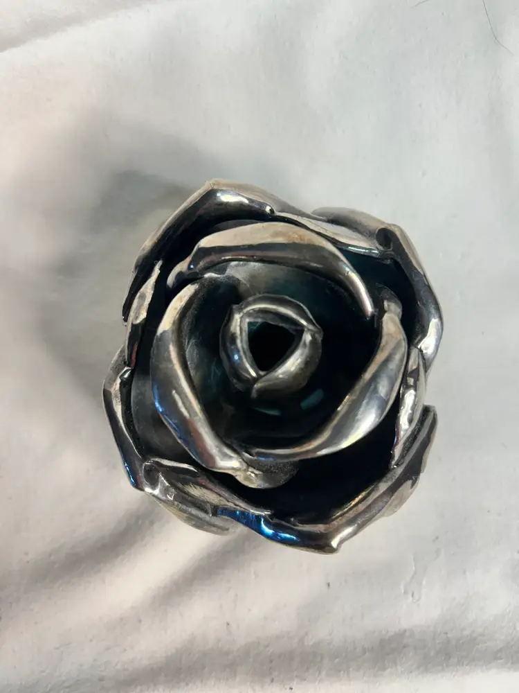 Wallace Silver plated flower frog RARE