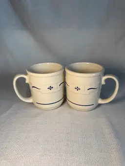 Set Of 2 Longaberger Mugs