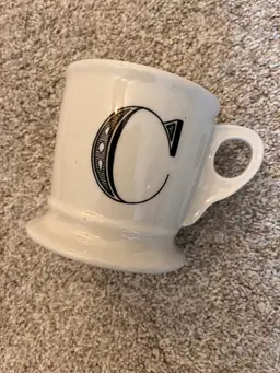 Anthropologie Monogram “C” Mug