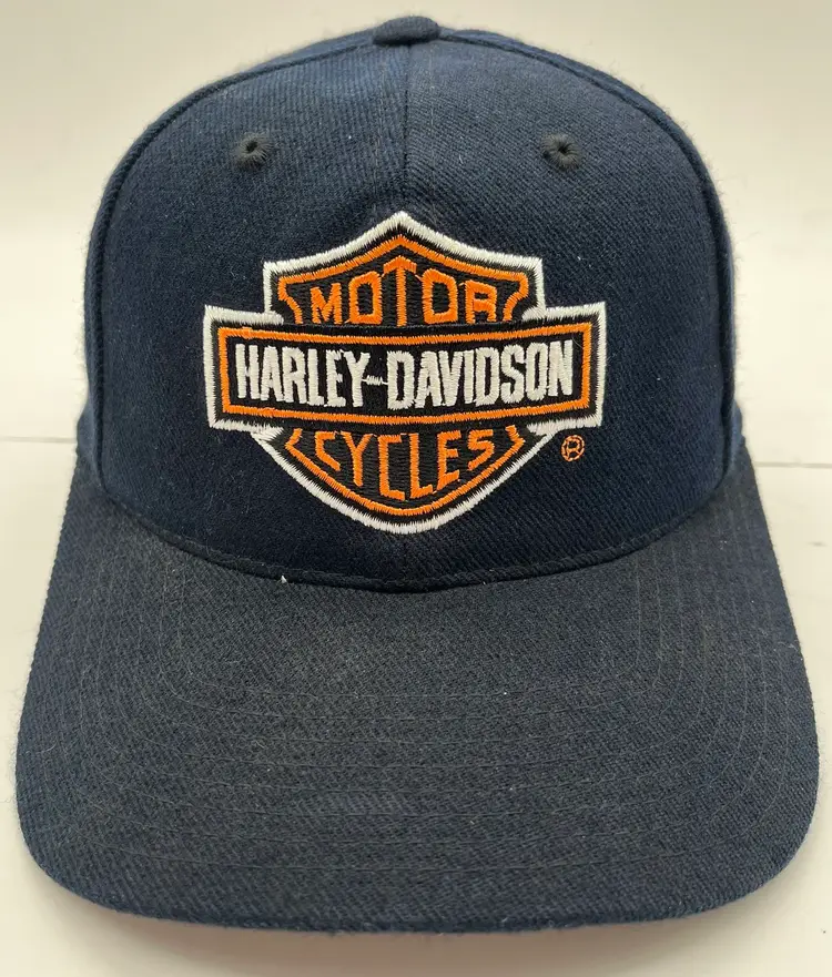 Vtg Harley Davidson Hat Cap American Needle Headwear Officially Licensed 6 7/8