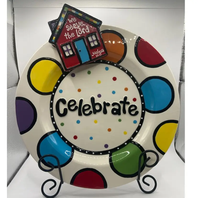 Barton + Barton “Celebrate” 11” Plate With One Attachment