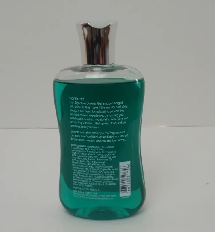 Bath and Body Works Signature Collection Vanillatini Shower Gel 10 Fl Oz