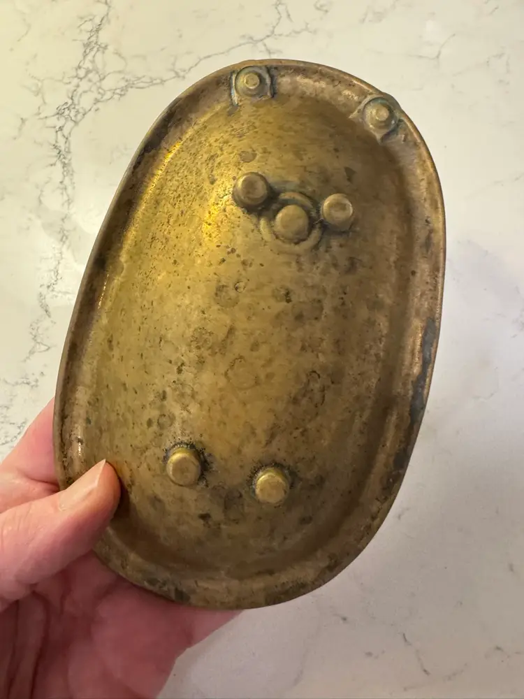 Adorable Solid Brass Bathtub Soap dish