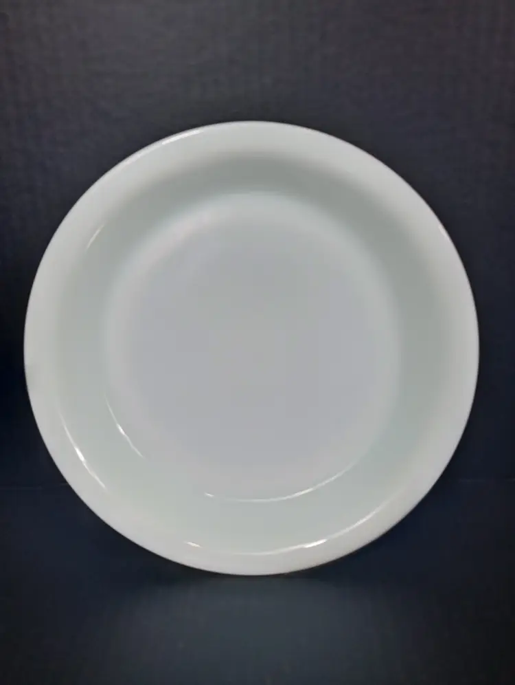 Vintage Mid Century 1950s 9 inch 909 Lime Green with Milk Glass PYREX Pie Plate