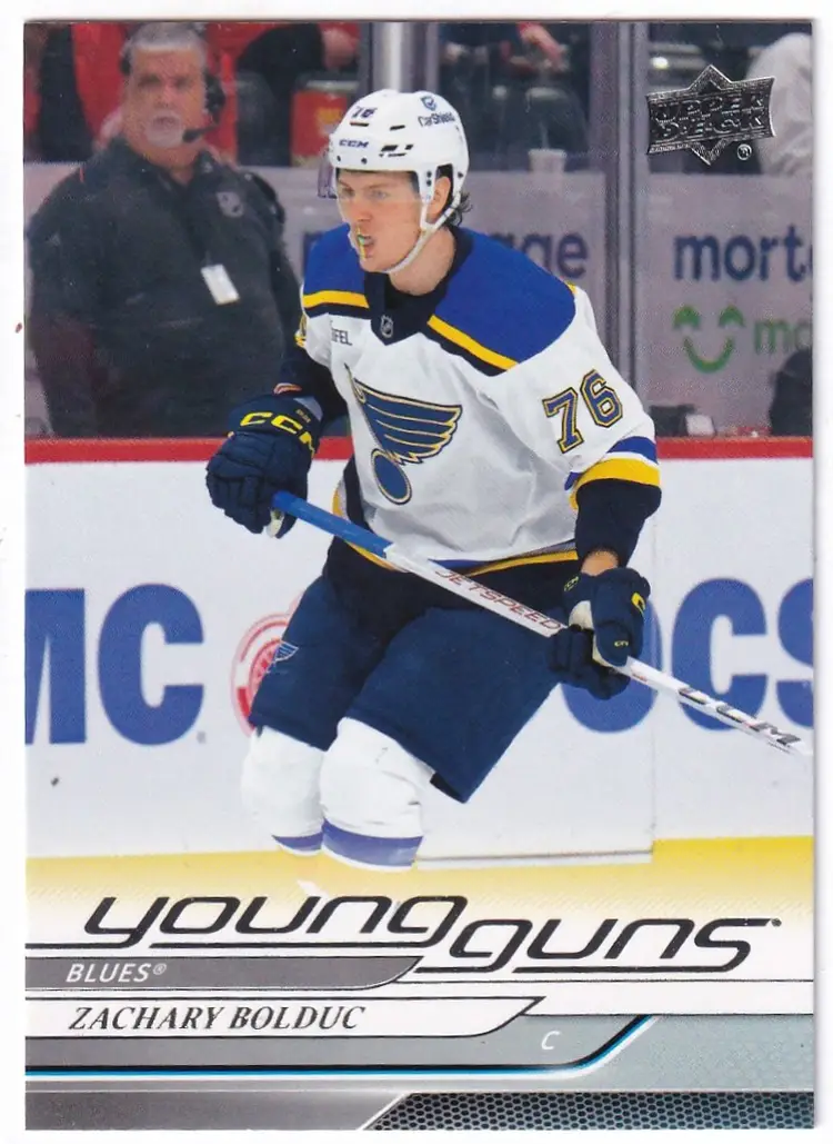 2024-25 Upper Deck #201 Zachary Bolduc YG RC St Louis Blues Hockey Card