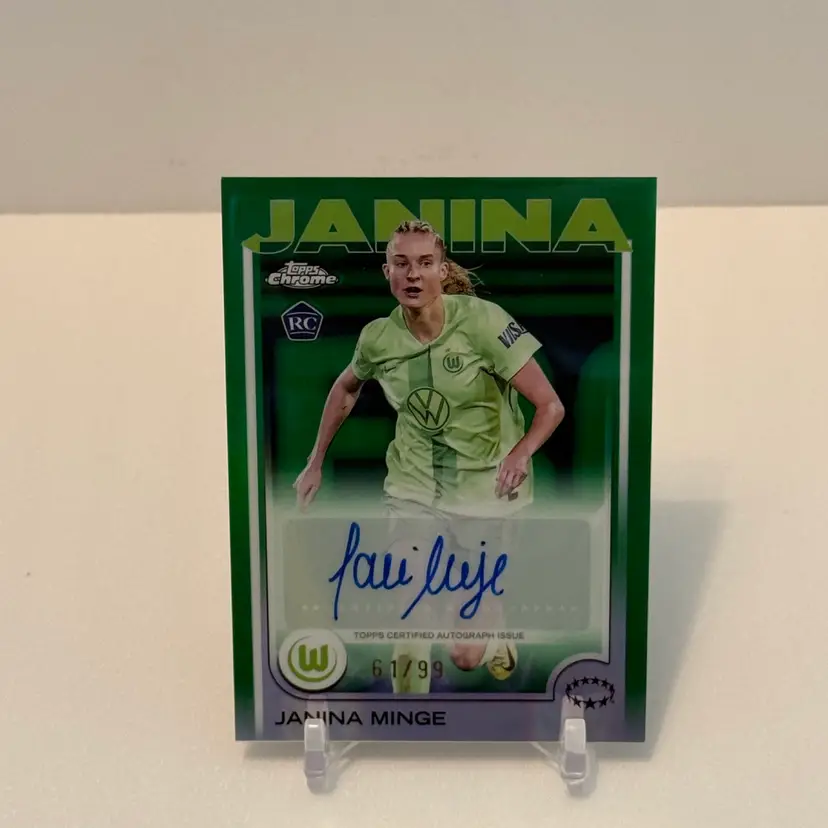 Janina /99 Auto Topps UWCL 24-25