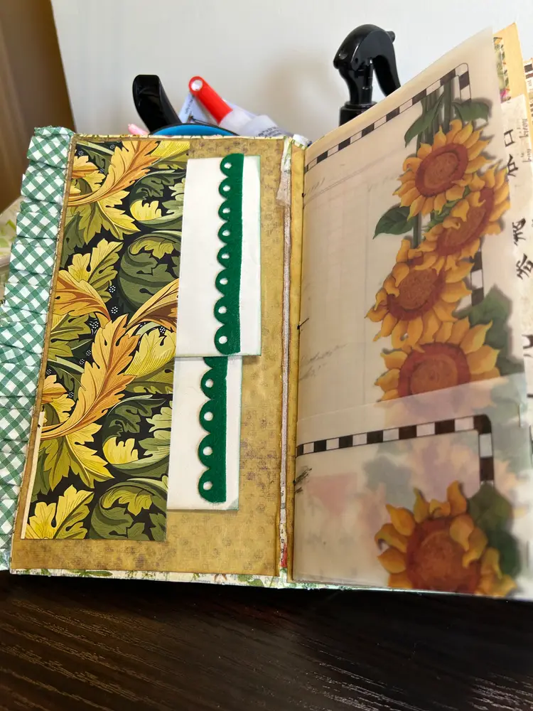 JOURNAL CREATED FROM TISSUE BOX