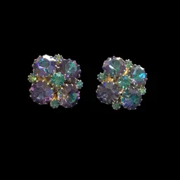 Vintage Weiss Crystal Earrings