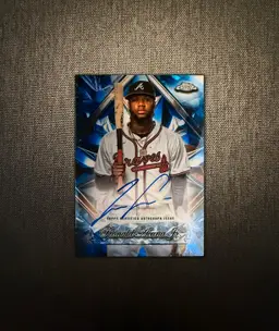 CS4 - Auc-10 / Ronald Acuna Jr. - 2025 Topps Chrome Sapphire Selections - Autograph / #SSA-RA