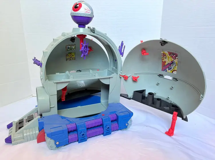 TMNT 1990 Technodrome Vintage Teenage Mutant Ninja Turtles Playset Incomplete