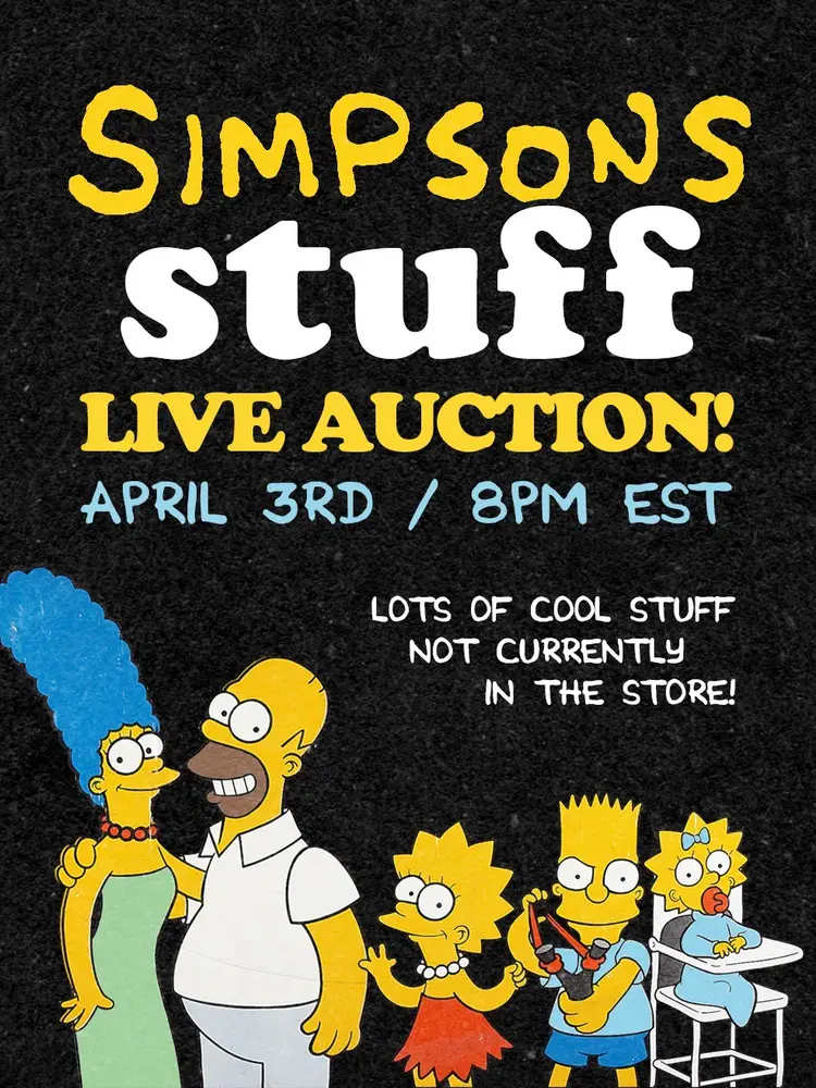 LIVE AUCTION! April 3rd / 8pm EST
