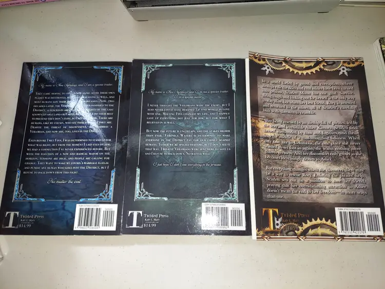 Kate L Mary 3 PB LOT Species Traitor Savior Moonchild Indy Pub