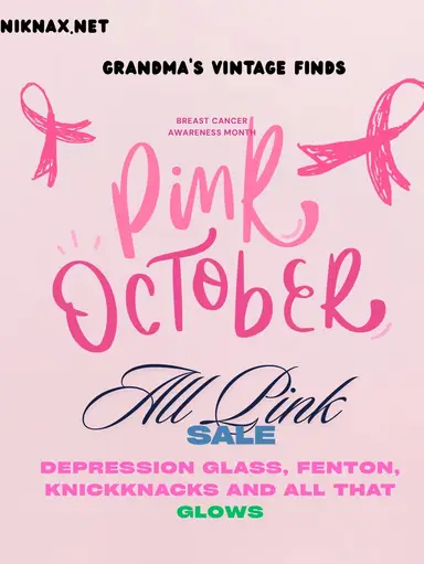 All The Pink GLASS!! And All That GLOWS. 