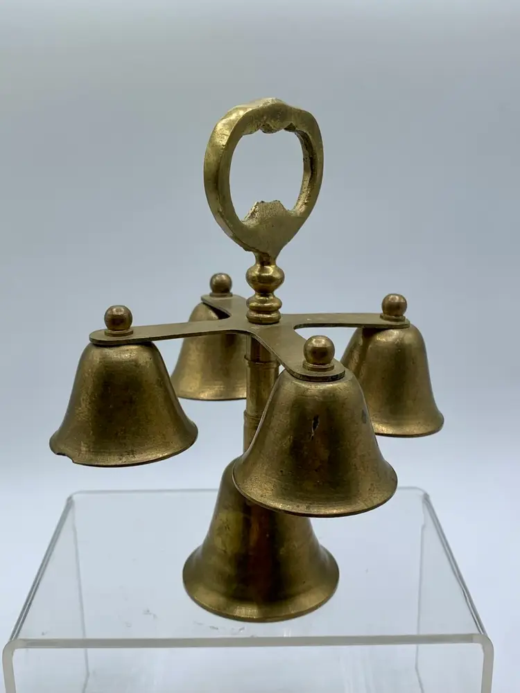 Vintage Brass Sanctus Bell • Alter • Sacristy • Communion Church Bells