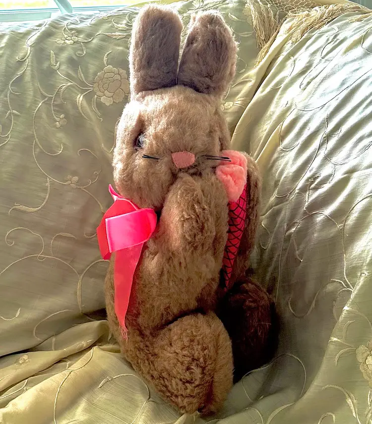 17” Vintage Dollcraft Plush Easter Bunny Rabbit VG++