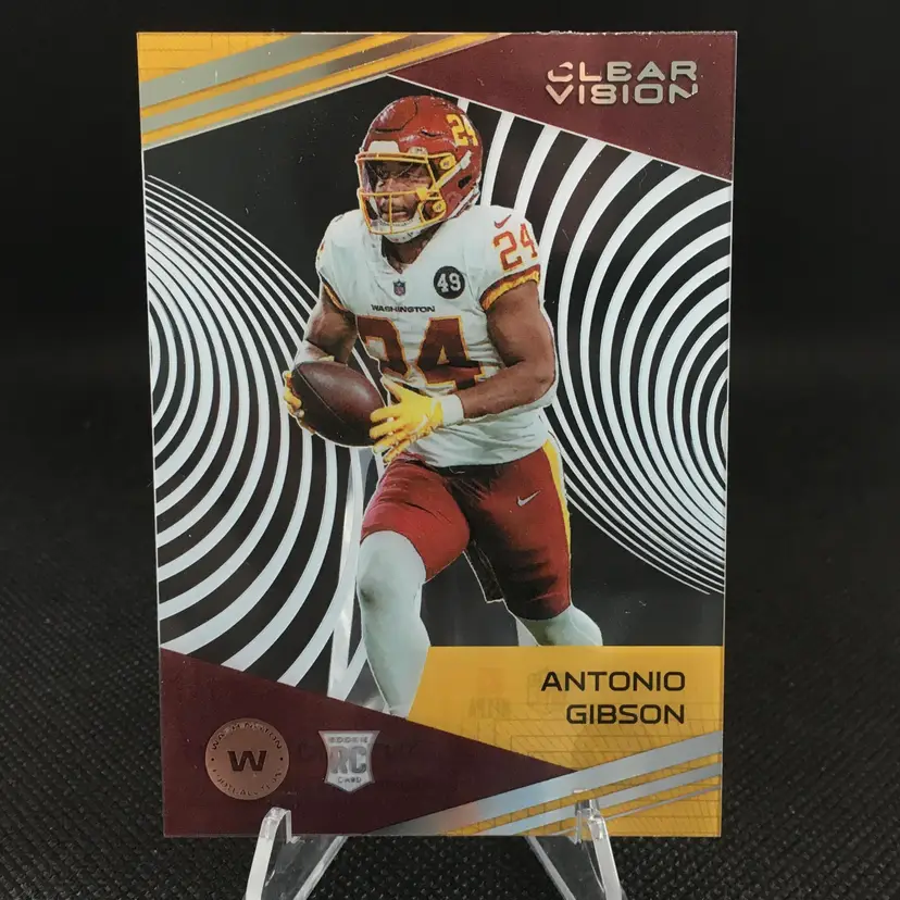 Antonio Gibson 2020 Chronicles Clear Vision Rookie (RC) #CV-10 - Washington Commanders