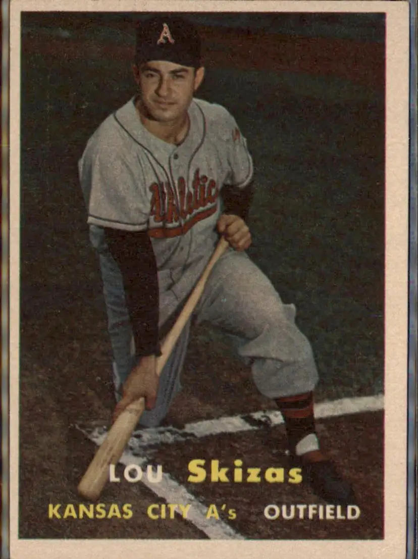 1957 Topps #83 Lou Skizas - ( pk1 ) - Kansas City Athletics