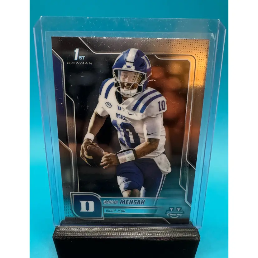 Darian Mensah 1st Bowman Chrome U Miami Hurricanes