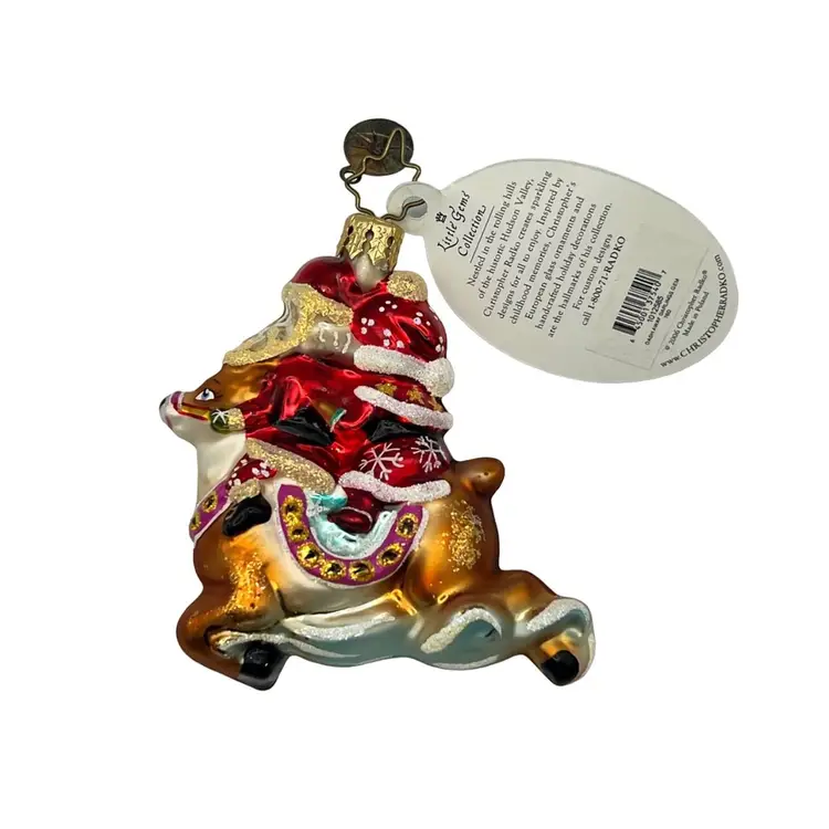 Christopher Radko Dash Away Darlings Glass Ornament Little Gems