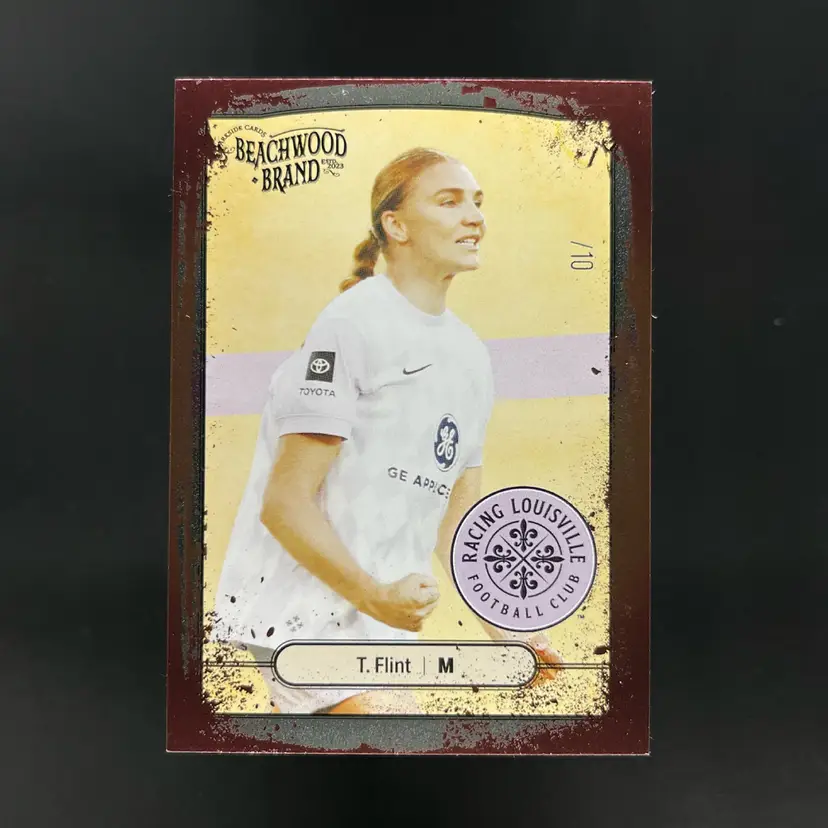 Taylor Flint 2025 Parkside Beachwood Brand Copper Foil /10 Soccer Card