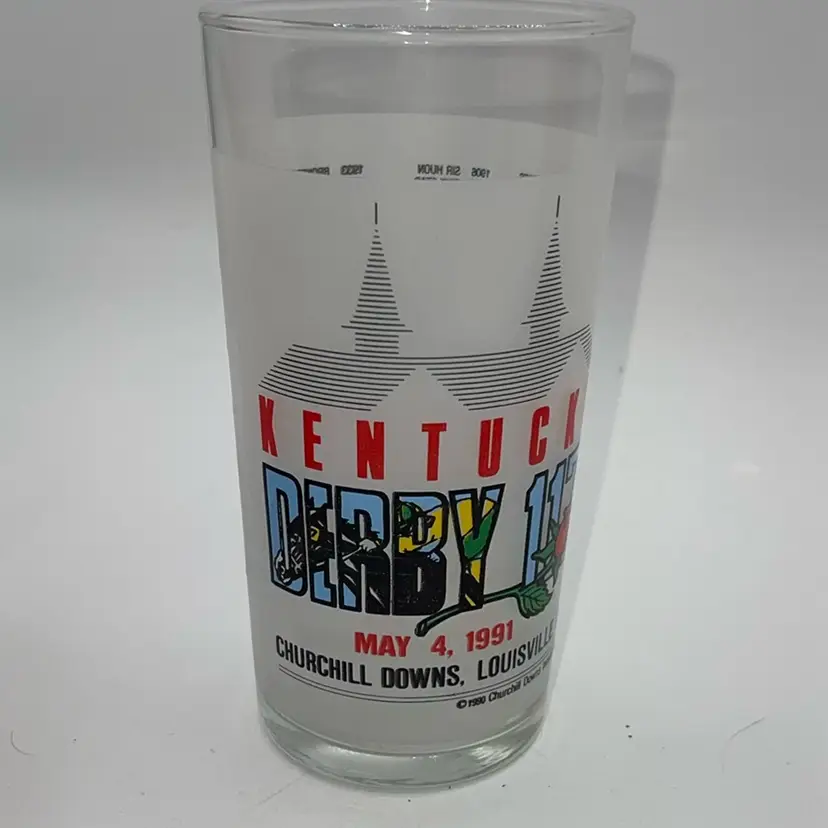 Kentucky Derby 117 1991 Drinking Glass