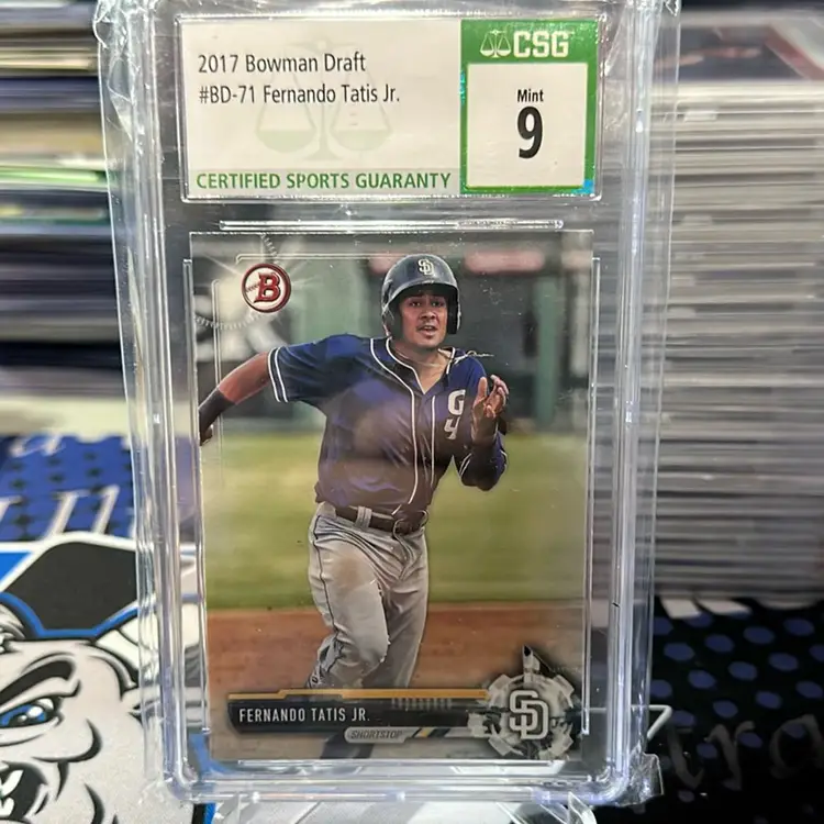 Fernando Tatis Jr. 2017 Bowman Draft CSG 9 San Diego Padres