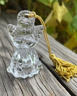 German Gorham Lead Crystal Angel 2 3/4