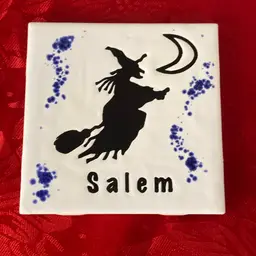 Fired Up Salem Witch Tile