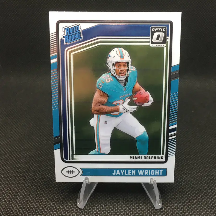 Jaylen Wright 2024 Donruss Optic Rated Rookie (RC) #249 - Miami Dolphins