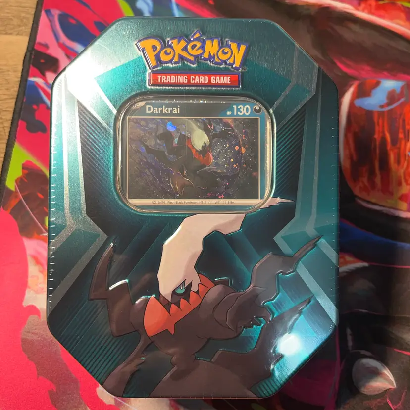 Pokémon TCG Darkrai Triple Whammy Tin