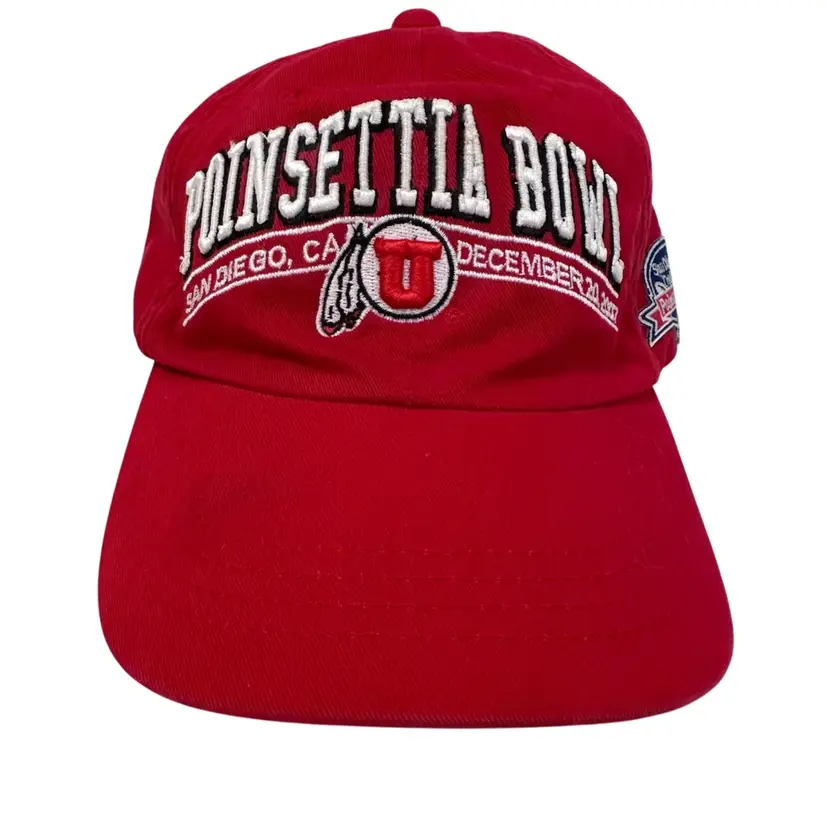 University of Utah Utes NCAA Football 2007 Poinsettia Bowl Adjustable Hat