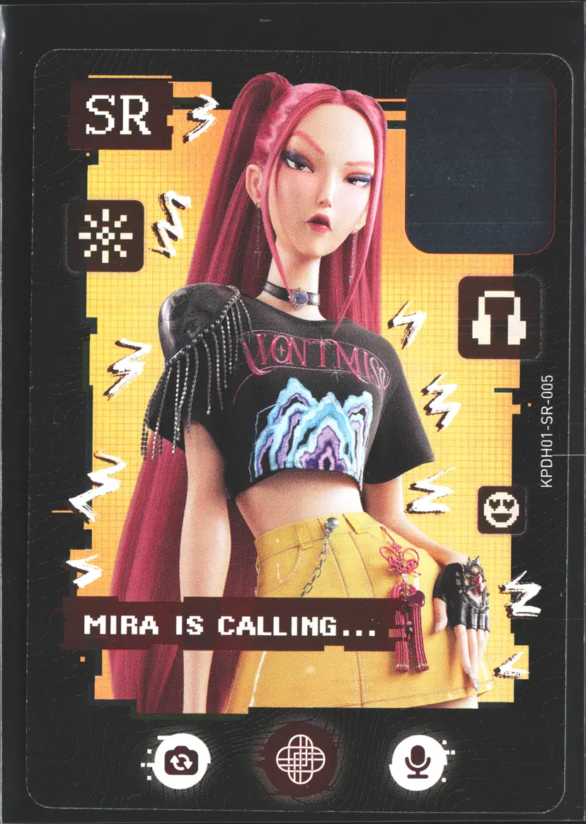 Mira Card 2026 KPop Demon Hunters Kayou SR 1st Set Huntrx Yellow