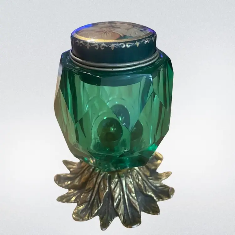 Decorative Glass Jar With Lid