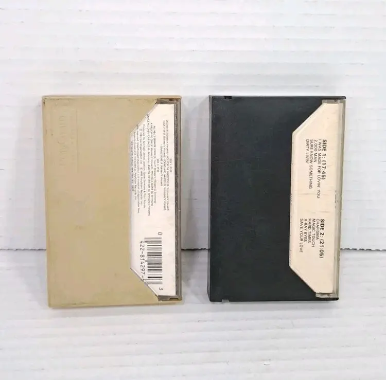 KISS Cassette Lot 2 Lick It Up & Dynasty Vintage Rock Tapes