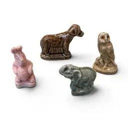 4 Wade Mini Porcelain Figurines