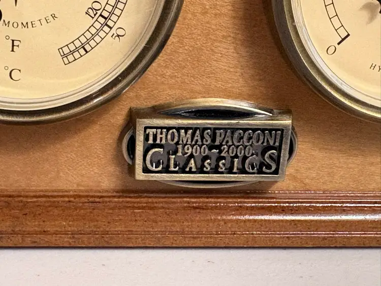 THOMAS PACCONI CLASSICS WEATHER CENTER STATION BOX RARE COLLECTABLE