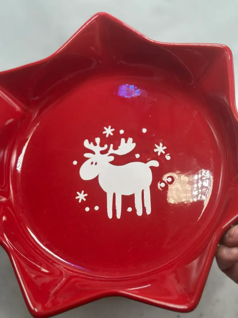 Waechtersbach Germany Moose EMMA 10" Star Shaped Dish