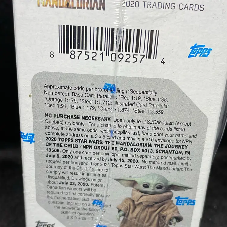 Topps Star Wars The Mandalorian Journey Of The Child 2020 Trading Cards Set
