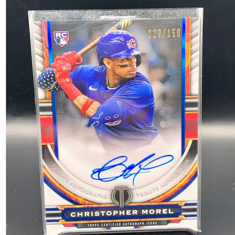 2023 Topps Tribute Christopher Morel Auto Chicago Cubs