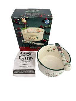 Pfaltzgraff Christmas Winterberry Dip Mix Set with Spreader 10975000 NEW IN BOX