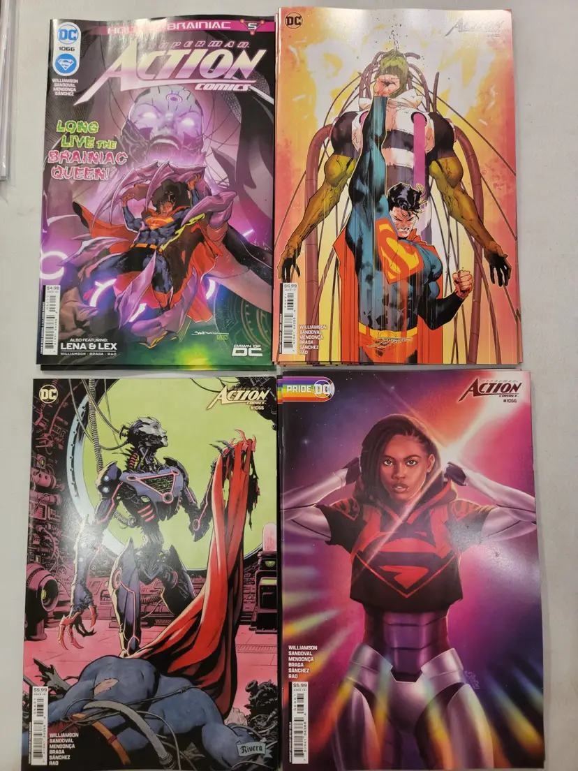 Action Comics Superman # 1066 Lot of 4 + Cardstock Variant Covers Jorge Jiménez