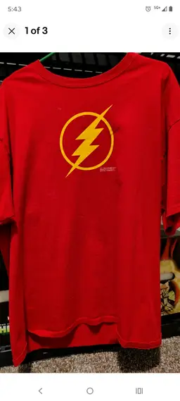 Flash T-shirt DC comics x large