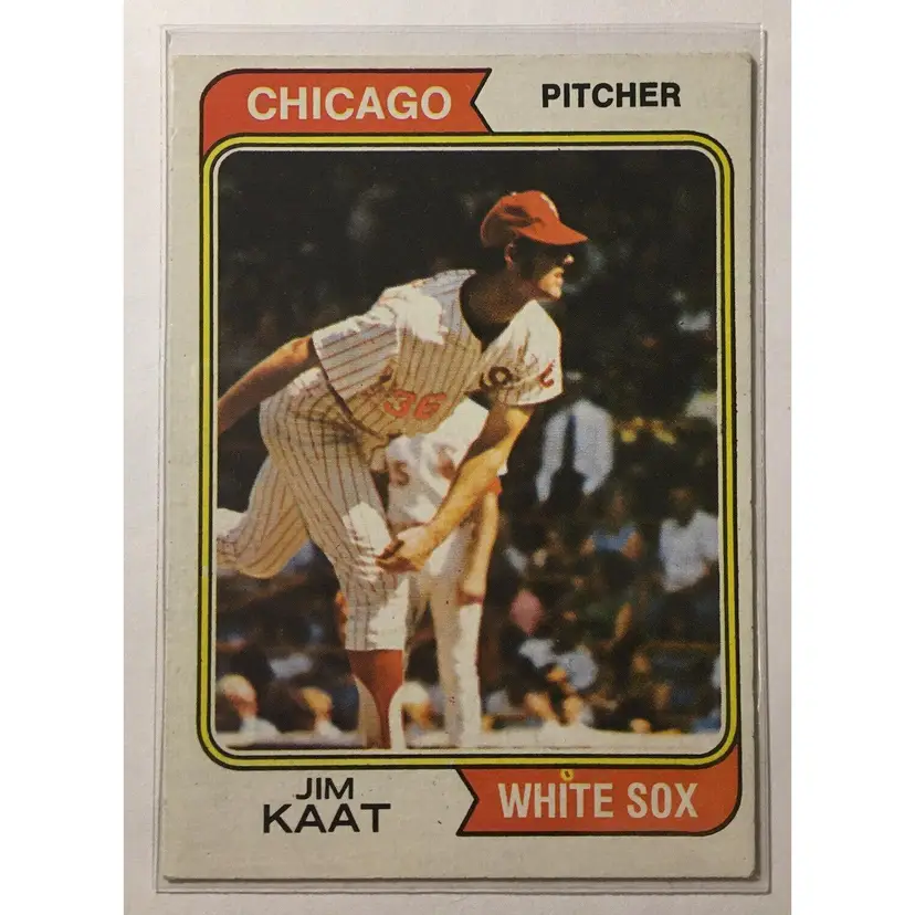 1974 TOPPS #440 BASEBALL SET BREAK JIM KAAT WHITE SOX ⚾