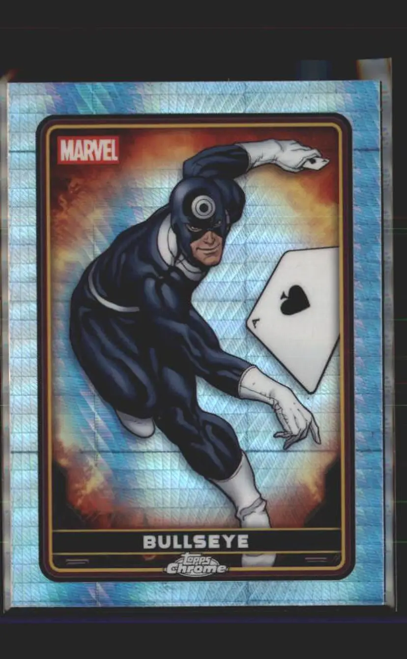 Bullseye 2025 Topps Chrome Marvel Deadpool #19 Prism Refractor - (140) -