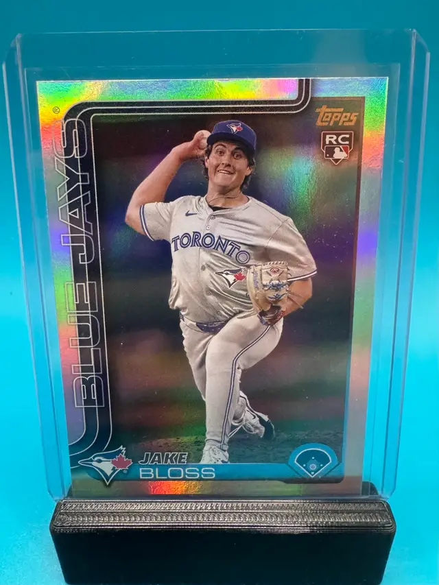 Jake Bloss Topps Series 1 Rainbow Foil RC Toronto Blue Jays