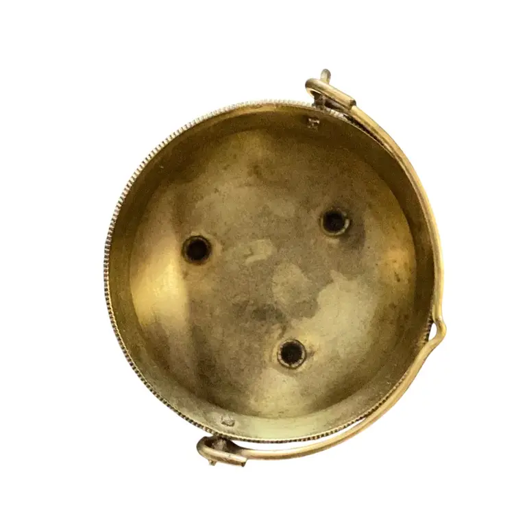 Vintage Peerage Brass Cauldron Made In England