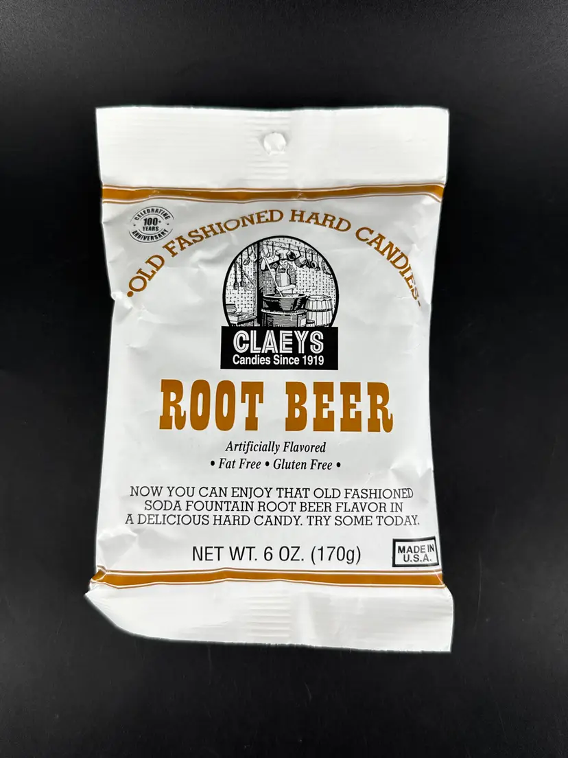 Claeys Old Fashioned Hard Candies "Root Beer" 6oz